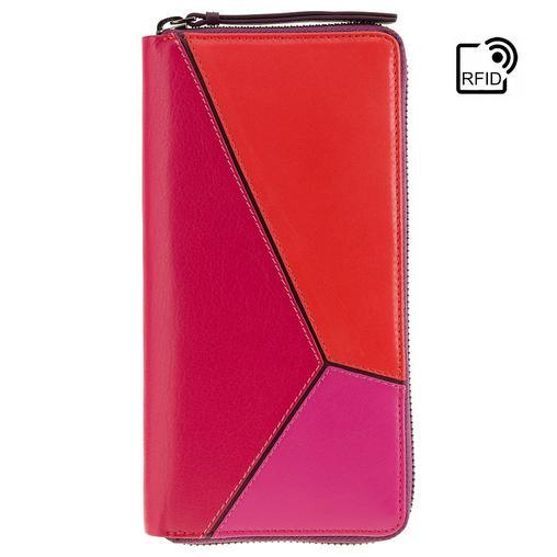 VISCONTI ארנק עם רוכסן למטבעות ושטרות דגם julia - תיק התיקיםVISCONTIנשים