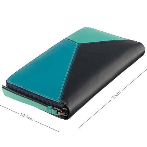 VISCONTI ארנק עם רוכסן למטבעות ושטרות דגם julia - תיק התיקיםVISCONTIנשים