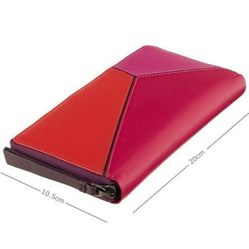 VISCONTI ארנק עם רוכסן למטבעות ושטרות דגם julia - תיק התיקיםVISCONTIנשים