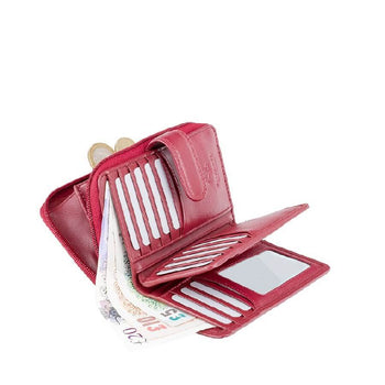 VISCONTI ארנק בגודל בינוני עם רצועת סגירה דגם Madame - תיק התיקיםVISCONTIנשים