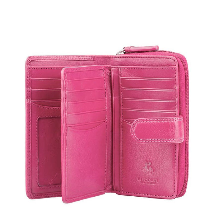 VISCONTI ארנק בגודל בינוני עם רצועת סגירה דגם Madame - תיק התיקיםVISCONTIנשים