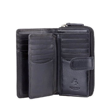 VISCONTI ארנק בגודל בינוני עם רצועת סגירה דגם Madame - תיק התיקיםVISCONTIנשים