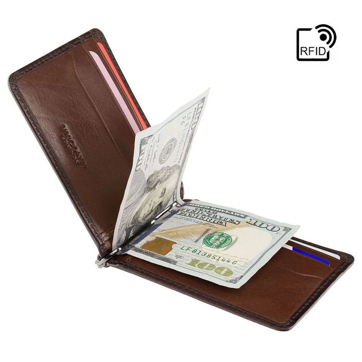 Visconti ארנק כרטיסים לגבר מעור דגם Miles עם RFID - תיק התיקיםViscontiארנקים