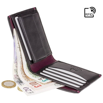 Visconti ארנק עור לגבר דגם Montreux עם תא למטבעות - תיק התיקיםViscontiארנקים