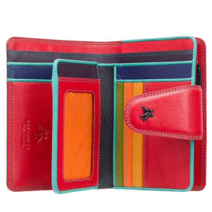 VISCONTI ארנק עם רצועת סגירה מדגם Poppy - תיק התיקיםVISCONTIנשים