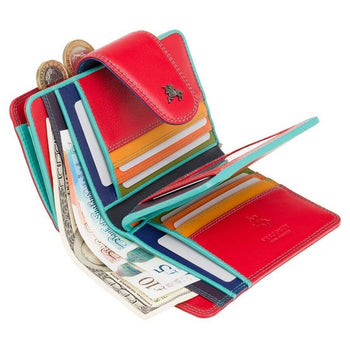 VISCONTI ארנק עם רצועת סגירה מדגם Poppy - תיק התיקיםVISCONTIנשים