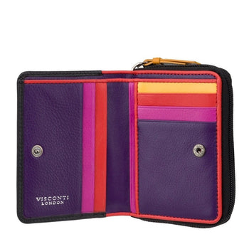 VISCONTI ארנק לבבות קומפקטי בעל הגנת RFID - דגם Desire - תיק התיקיםVISCONTIנשים