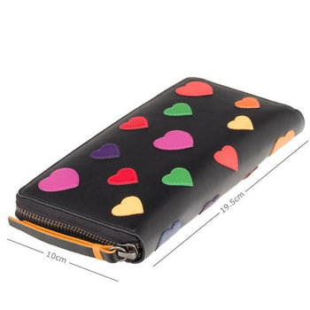 VISCONTI ארנק לבבות גדול לאישה, בעל הגנת RFID - דגם Passion - תיק התיקיםVISCONTIנשים