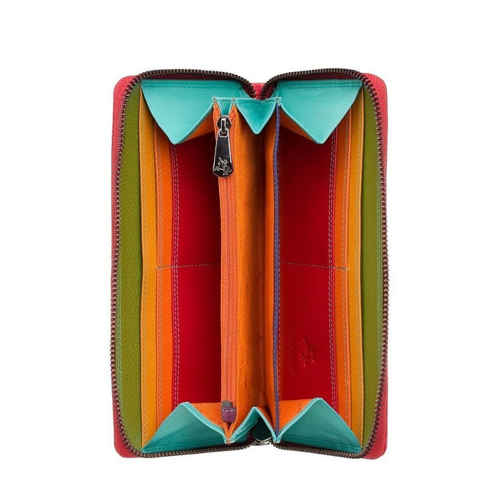 VISCONTI ארנק גדול מעור, בעל הגנת RFID - דגם Violet - תיק התיקיםVISCONTIנשים