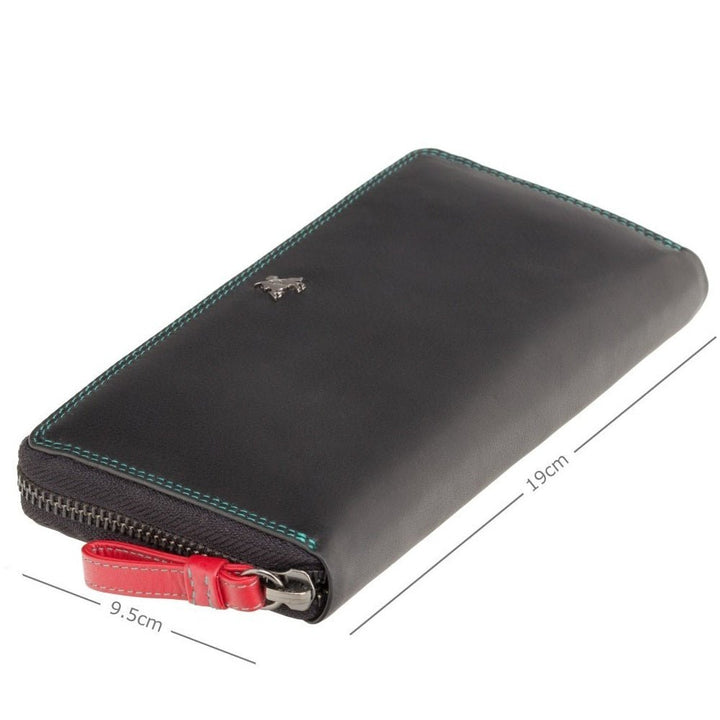 VISCONTI ארנק גדול מעור, בעל הגנת RFID - דגם Violet - תיק התיקיםVISCONTIנשים