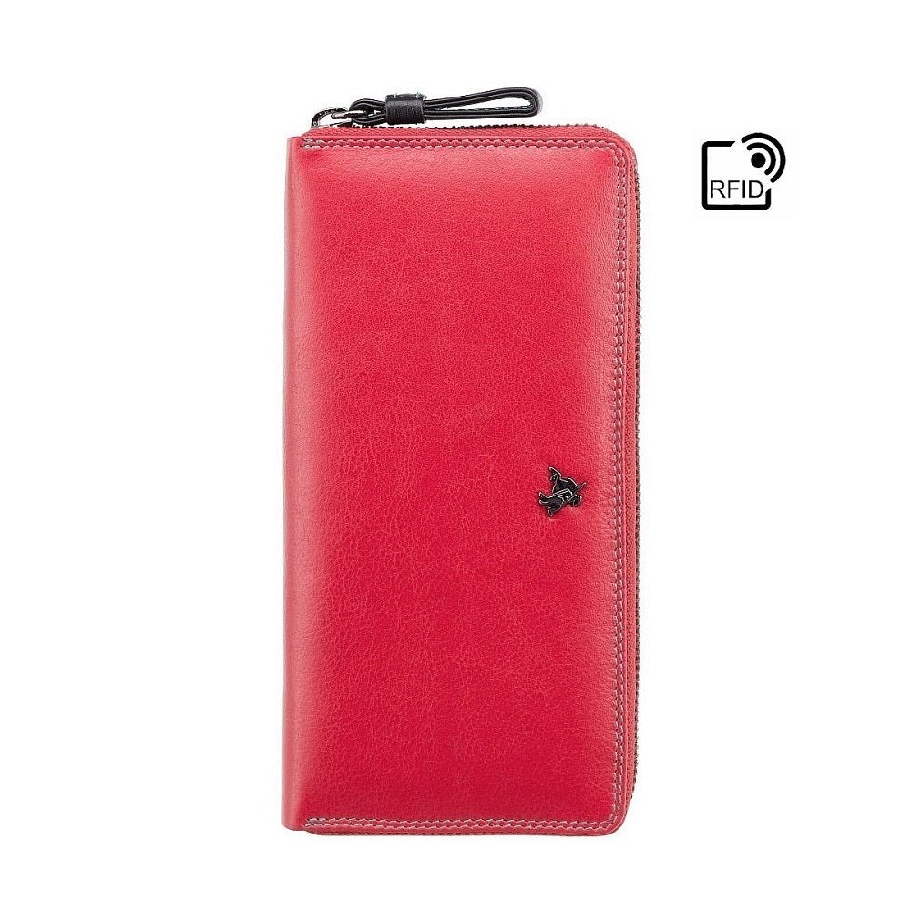 VISCONTI ארנק גדול מעור, בעל הגנת RFID - דגם Violet - תיק התיקיםVISCONTIנשים