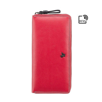 VISCONTI ארנק גדול מעור, בעל הגנת RFID - דגם Violet - תיק התיקיםVISCONTIנשים