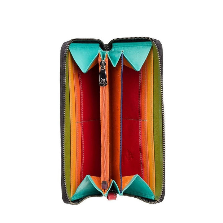 VISCONTI ארנק גדול מעור, בעל הגנת RFID - דגם Violet - תיק התיקיםVISCONTIנשים