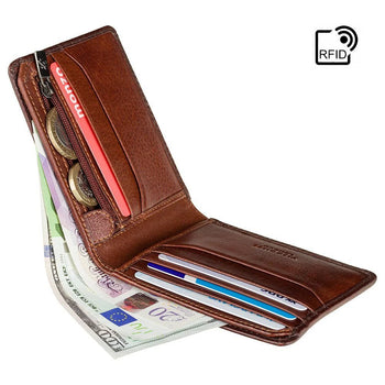 Visconti ארנק כרטיסים לגבר מעור דגם Roland עם RFID - תיק התיקיםViscontiארנקים