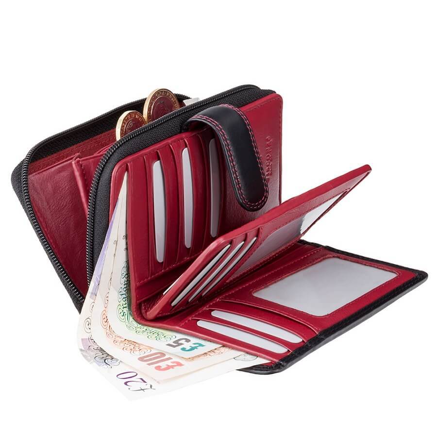 VISCONTI ארנק בגודל בינוני לאישה דגם Ruby - תיק התיקיםVISCONTIנשים