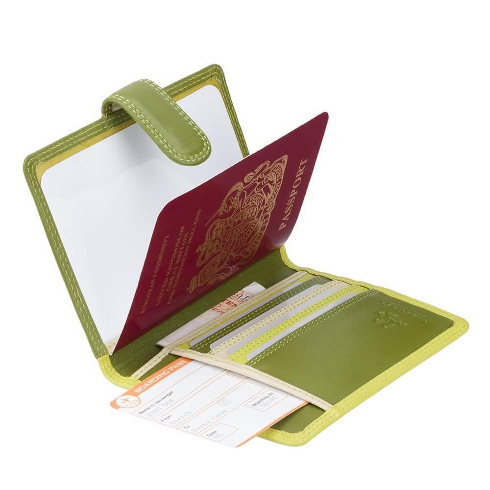 Visconti ארנק משולב כיסוי לדרכון דגם Sumba - תיק התיקיםStoriesמזוודות