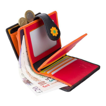 VISCONTI ארנק לאישה דוגמת פרחים דגם Sunshine - תיק התיקיםVISCONTIנשים