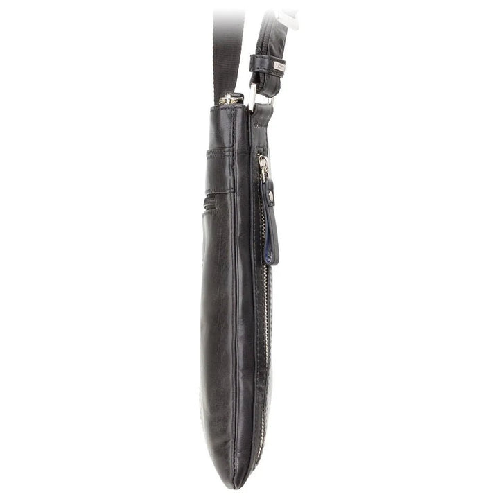 Visconti תיק צד קרוסבודי מעור לגברים דגם Taylor עם רוכסן - תיק התיקיםViscontiתיקים