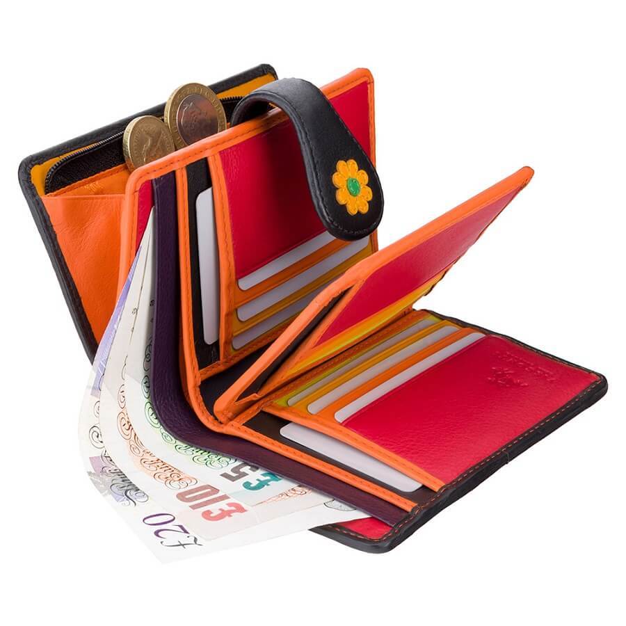 VISCONTI ארנק בגודל בינוני עם רצועת סגירה - תיק התיקיםVISCONTIנשים