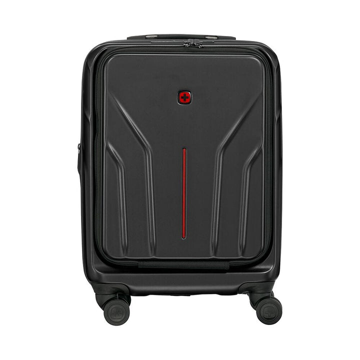 מזוודת טרולי עסקית קשיחה Wenger Amplix 20״ שחורה עם תא מחשב - תיק התיקיםWengerמזוודות