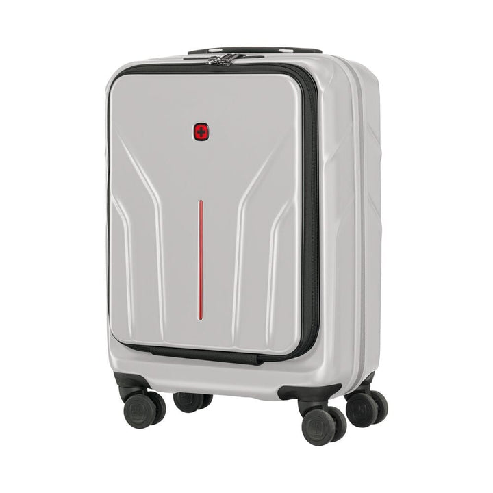 מזוודת טרולי עסקית קשיחה Wenger Amplix 20״ כסופה עם תא מחשב - תיק התיקיםWengerמזוודות