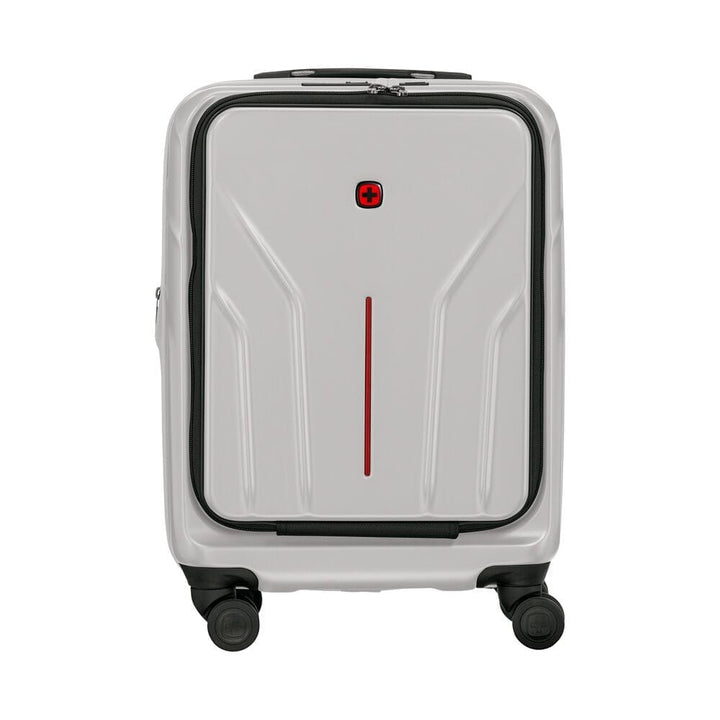 מזוודת טרולי עסקית קשיחה Wenger Amplix 20״ כסופה עם תא מחשב - תיק התיקיםWengerמזוודות