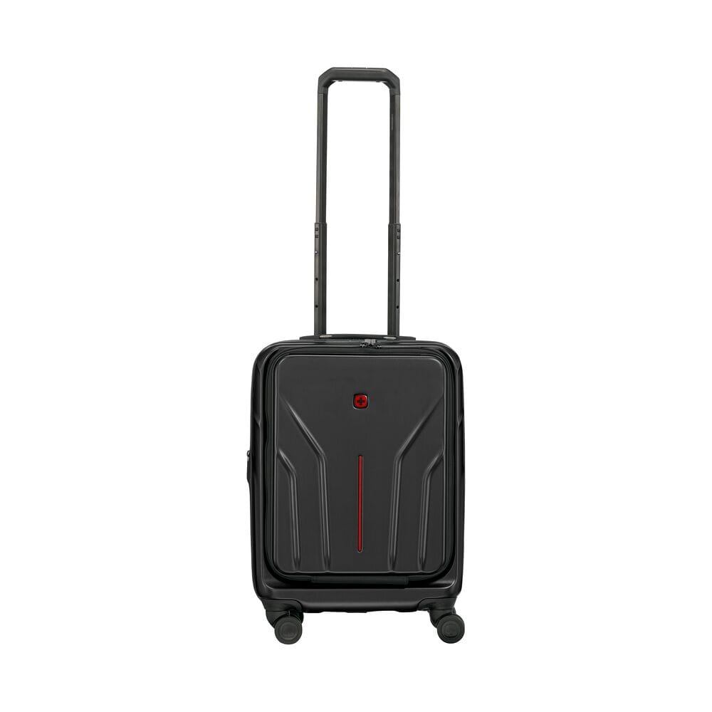 מזוודת טרולי עסקית קשיחה Wenger Amplix 20״ שחורה עם תא מחשב - תיק התיקיםWengerמזוודות