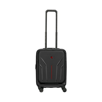 מזוודת טרולי עסקית קשיחה Wenger Amplix 20״ שחורה עם תא מחשב - תיק התיקיםWengerמזוודות