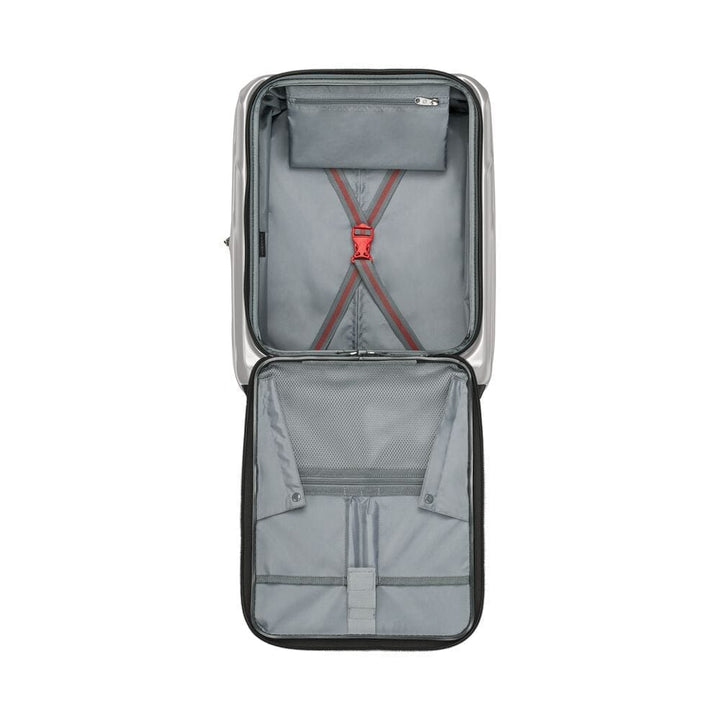 מזוודת טרולי עסקית קשיחה Wenger Amplix 20״ כסופה עם תא מחשב - תיק התיקיםWengerמזוודות