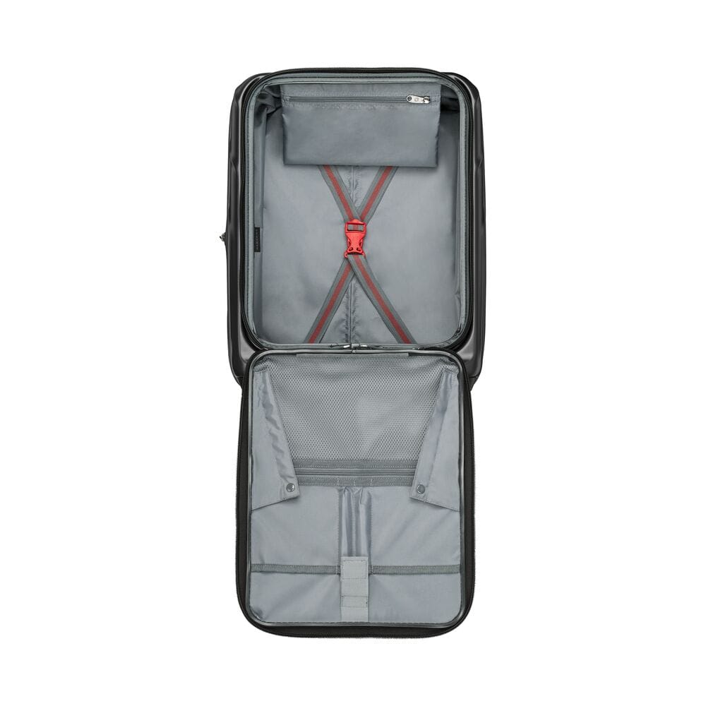 מזוודת טרולי עסקית קשיחה Wenger Amplix 20״ שחורה עם תא מחשב - תיק התיקיםWengerמזוודות