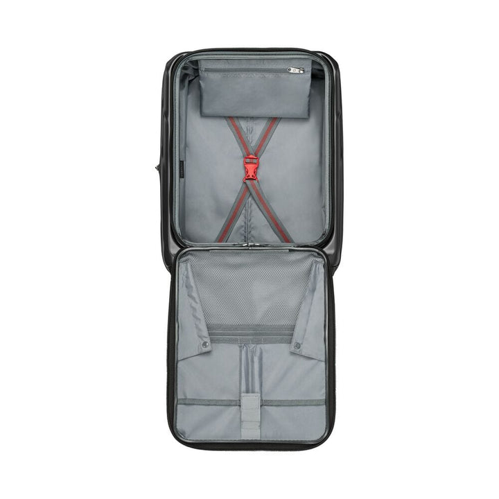 מזוודת טרולי עסקית קשיחה Wenger Amplix 20״ שחורה עם תא מחשב - תיק התיקיםWengerמזוודות