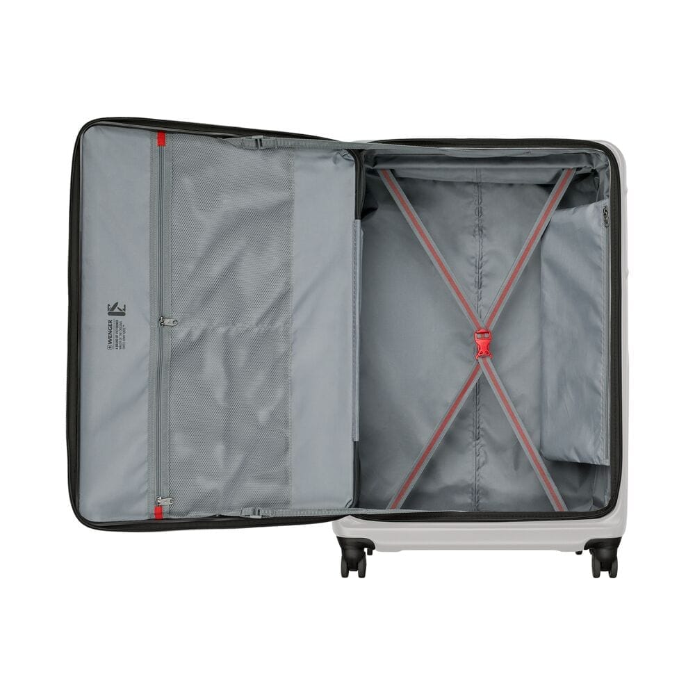 מזוודה קשיחה ענקית Wenger Amplix 32״ כסופה מתרחבת - תיק התיקיםWengerמזוודות