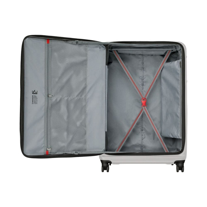 מזוודה קשיחה ענקית Wenger Amplix 32״ כסופה מתרחבת - תיק התיקיםWengerמזוודות