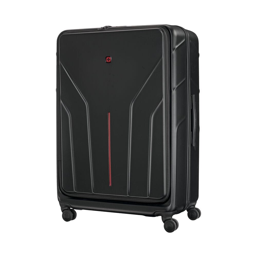מזוודת טרולי קשיחה מתרחבת Wenger Amplix גדולה שחורה - תיק התיקיםWengerמזוודות