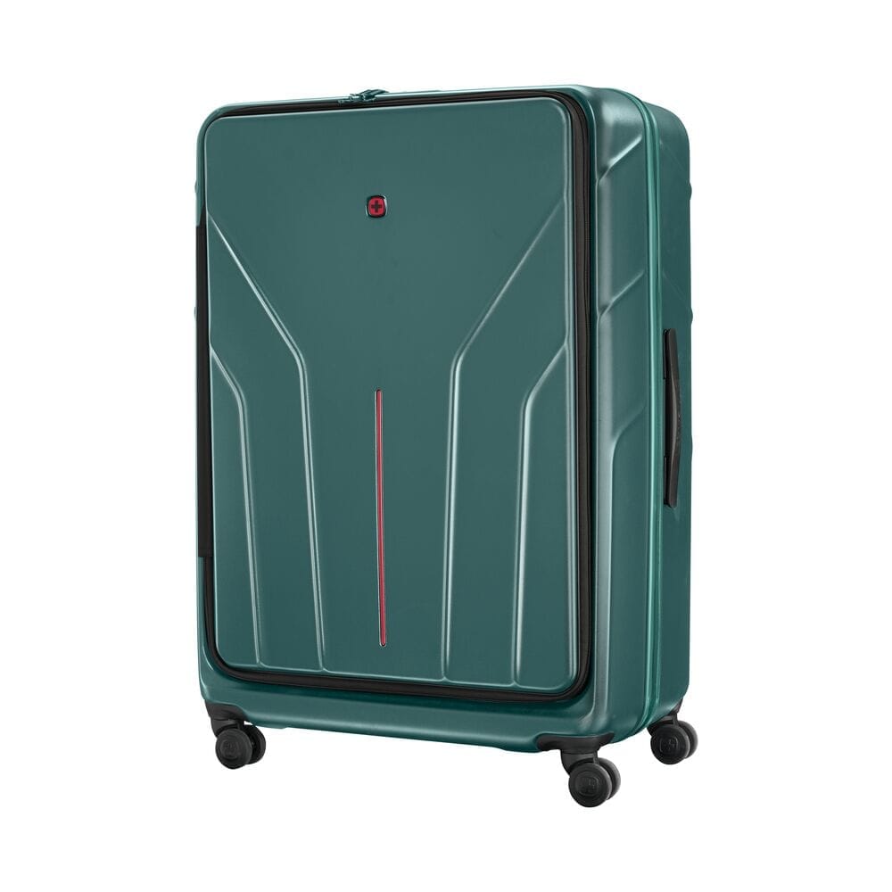 מזוודת טרולי קשיחה מתרחבת Wenger Amplix גדולה טורקיז - תיק התיקיםWengerמזוודות