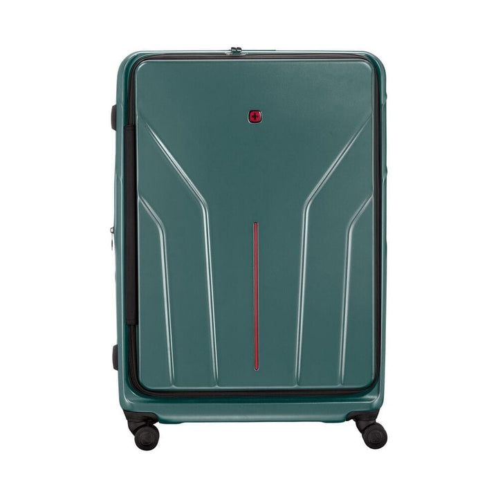 מזוודת טרולי קשיחה מתרחבת Wenger Amplix גדולה טורקיז - תיק התיקיםWengerמזוודות