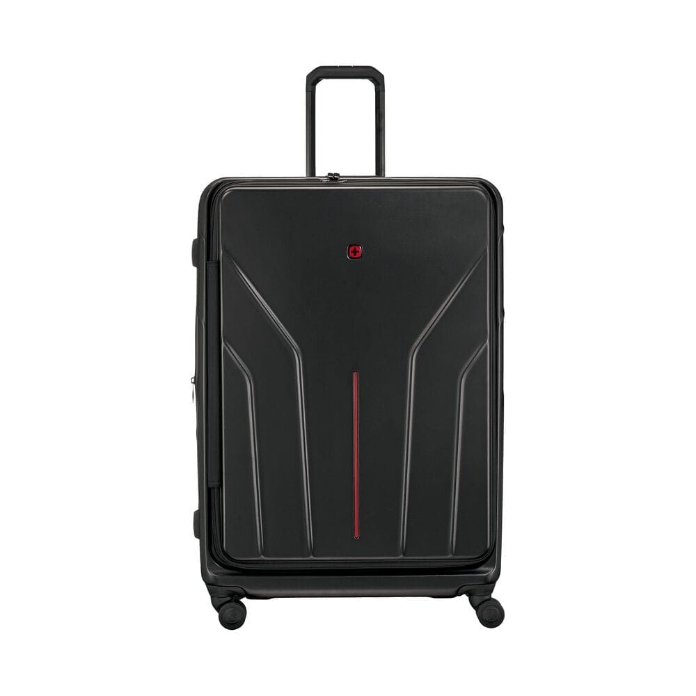 מזוודת טרולי קשיחה מתרחבת Wenger Amplix גדולה שחורה - תיק התיקיםWengerמזוודות
