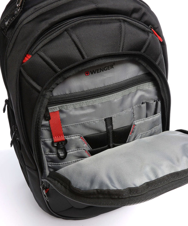 תיק גב למחשב Wenger Ballistic Pegasus Deluxe 16״ שחור - תיק התיקיםWengerתיק גב ללפטופ