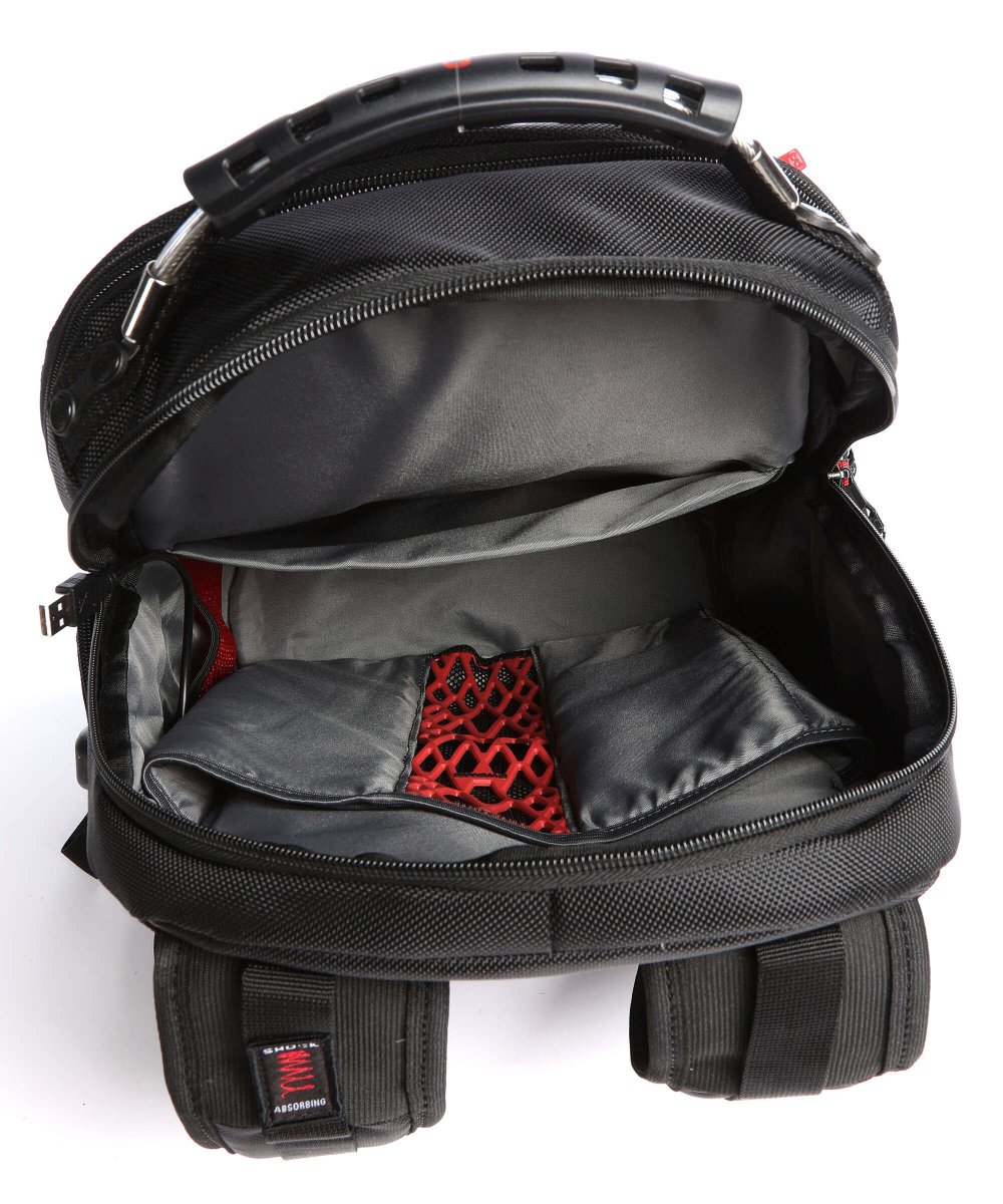 תיק גב למחשב Wenger Ballistic Pegasus Deluxe 16״ שחור - תיק התיקיםWengerתיק גב ללפטופ