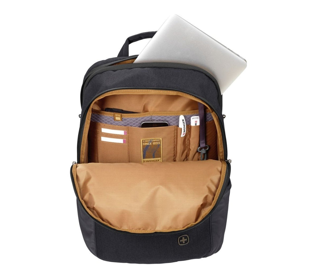 תיק גב למחשב Wenger CityFriend 16״ שחור - תיק התיקיםWengerתיק גב ללפטופ