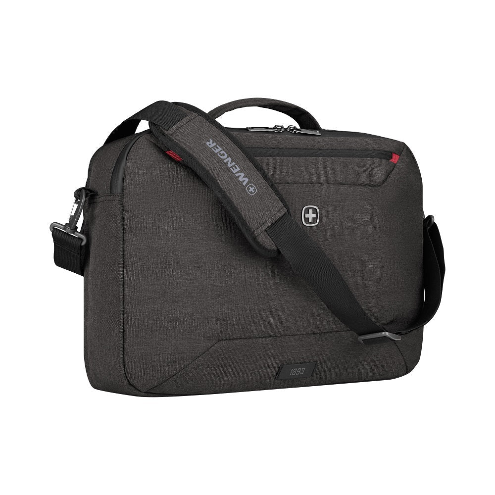 תיק צד למחשב Wenger MX Commute 16״ אפור - תיק התיקיםWengerתיק מחשב נייד