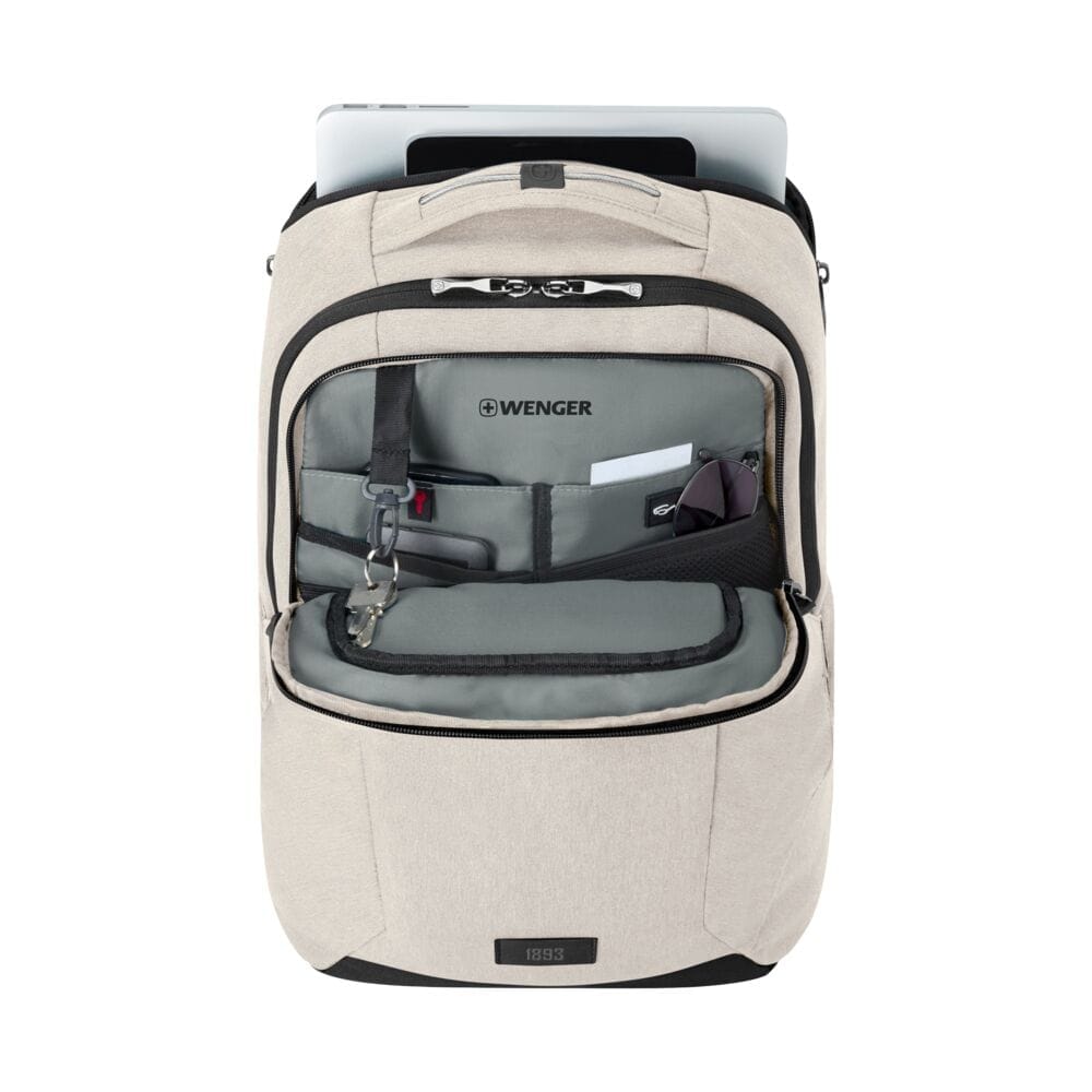 תיק גב למחשב Wenger MX Professional 16״ חול - תיק התיקיםWengerתיקי גב