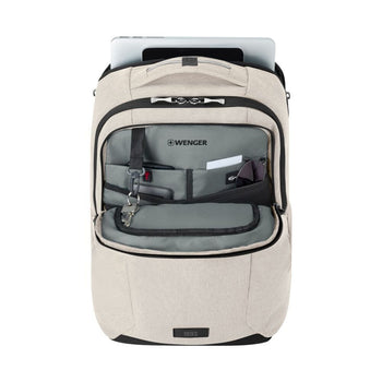 תיק גב למחשב Wenger MX Professional 16״ חול - תיק התיקיםWengerתיקי גב