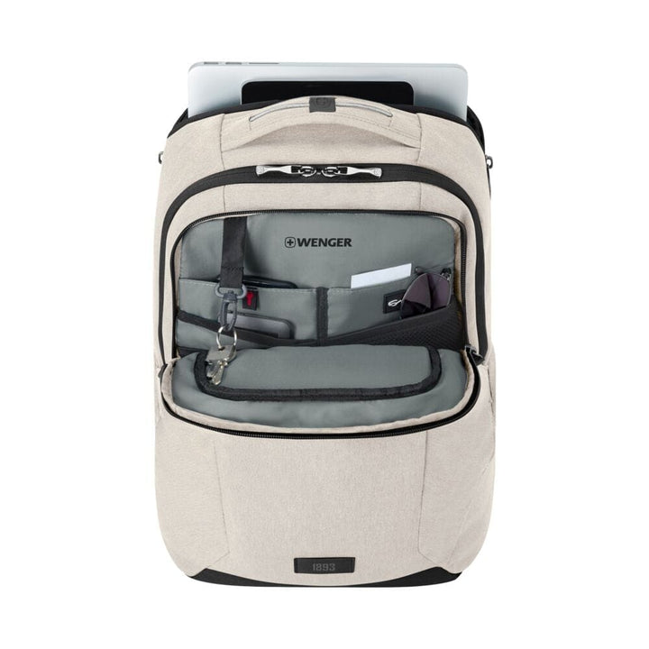 תיק גב למחשב Wenger MX Professional 16״ חול - תיק התיקיםWengerתיקי גב