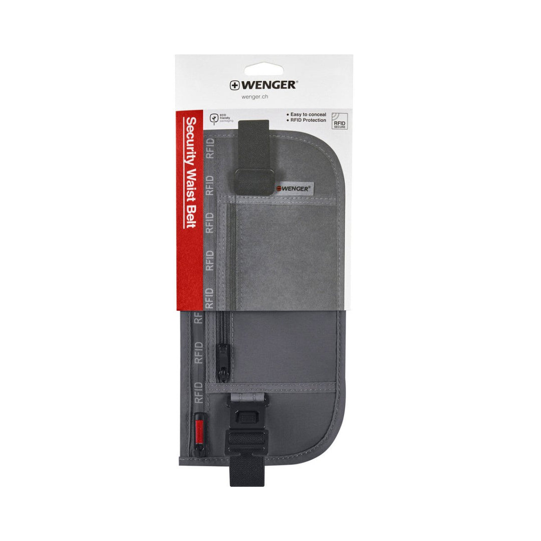 חגורת מסמכים לנסיעות Wenger Security RFID אפורה - תיק התיקיםWengerאביזרי נסיעות