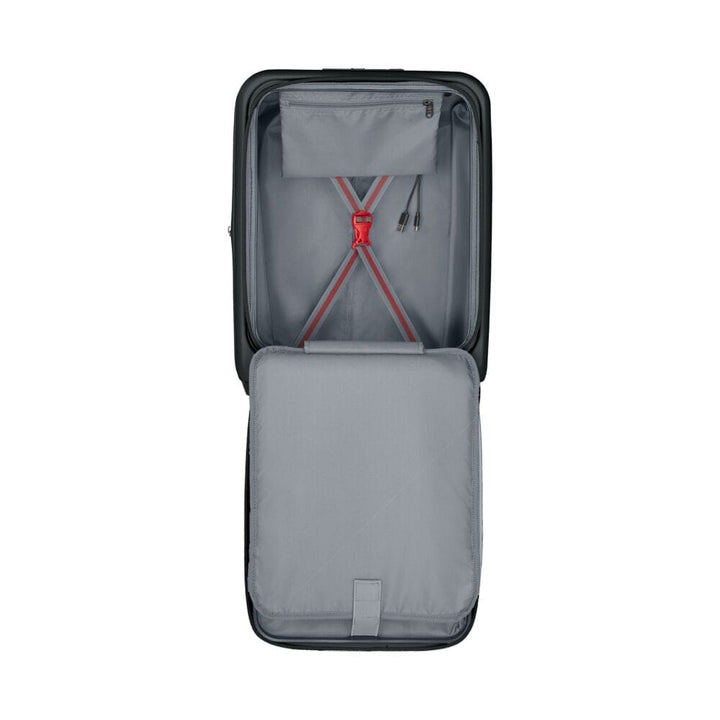 מזוודת טרולי קשיחה Wenger Skyon 20״ שחורה עם תא מחשב - תיק התיקיםWengerמזוודות