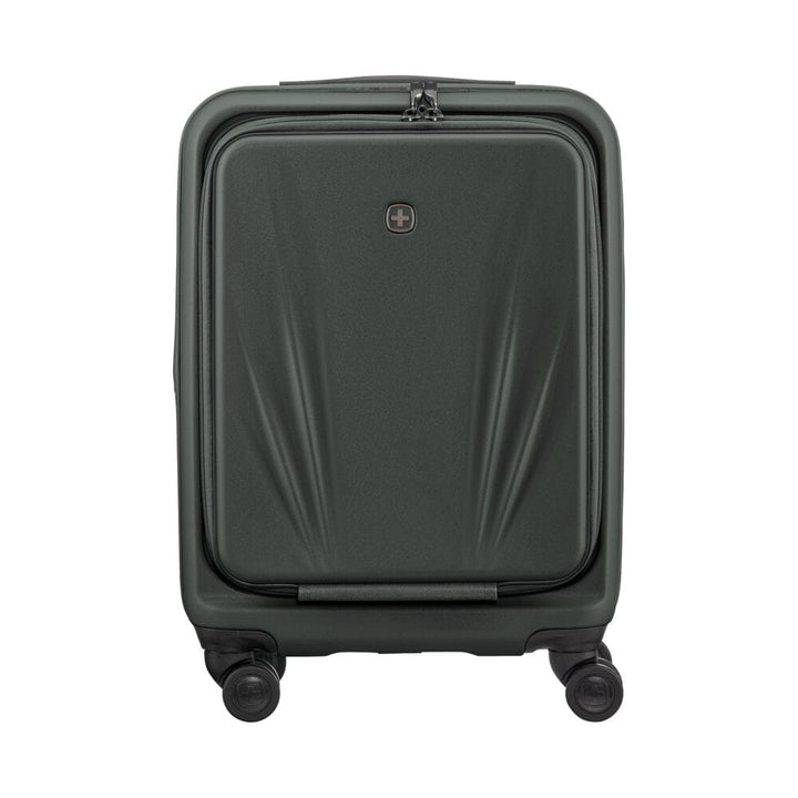 מזוודת טרולי קשיחה Wenger Skyon 20״ אפור כהה עם תא מחשב - תיק התיקיםWengerמזוודות