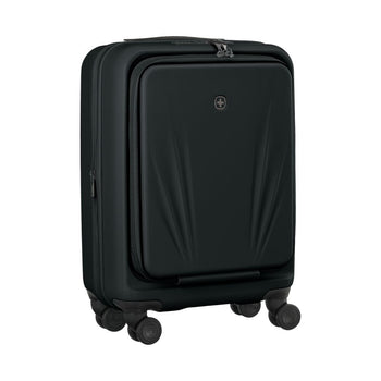 מזוודת טרולי קשיחה Wenger Skyon 20״ שחורה עם תא מחשב - תיק התיקיםWengerמזוודות