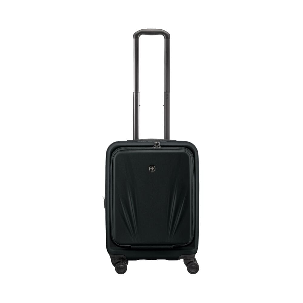 מזוודת טרולי קשיחה Wenger Skyon 20״ שחורה עם תא מחשב - תיק התיקיםWengerמזוודות