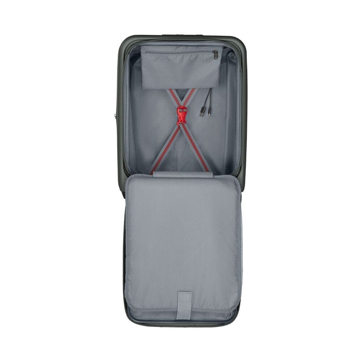 מזוודת טרולי קשיחה Wenger Skyon 20״ אפור כהה עם תא מחשב - תיק התיקיםWengerמזוודות